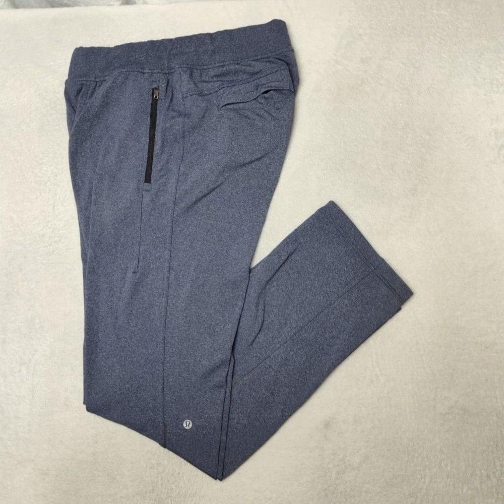 Lululemon Pants Men Large Blue Track Training Pockets Running Workout Gym School